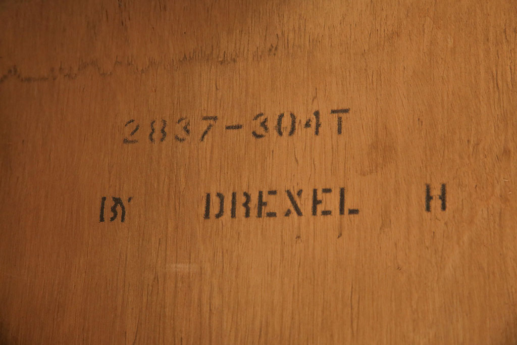 中古　美品　DREXEL HERITAGE(ドレクセルヘリテイジ)　Grand Villa(グランドヴィラ)　チェスナット材　ダイニングテーブル(パーティーテーブル)(定価約55万円)(R-050922)