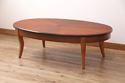 中古　アメリカ家具　LANE(レーン)　個性的なデザインが魅力的なセンターテーブル(リビングテーブル、コーヒーテーブル)(R-051301)