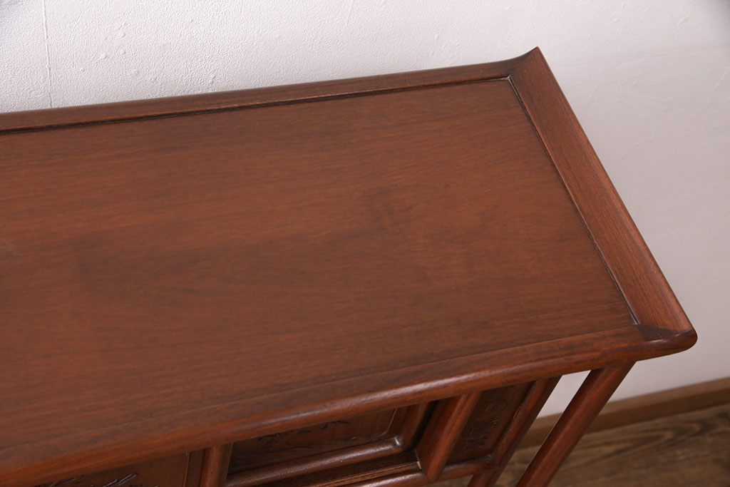 中古 美品 伝統工芸家具 中澤唐木製 漆塗りが上品な雰囲気を漂わ 中古 美品 伝統工芸家具 中澤唐木製 漆塗りが上品な雰囲気を漂わ