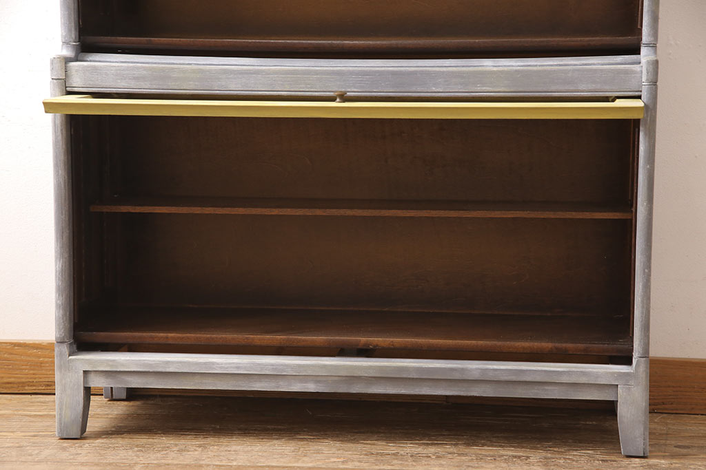 イギリスアンティーク　マホガニー材　スタッキングブックケース(キャビネット、収納棚、本箱、飾り棚、陳列棚)(R-051807)