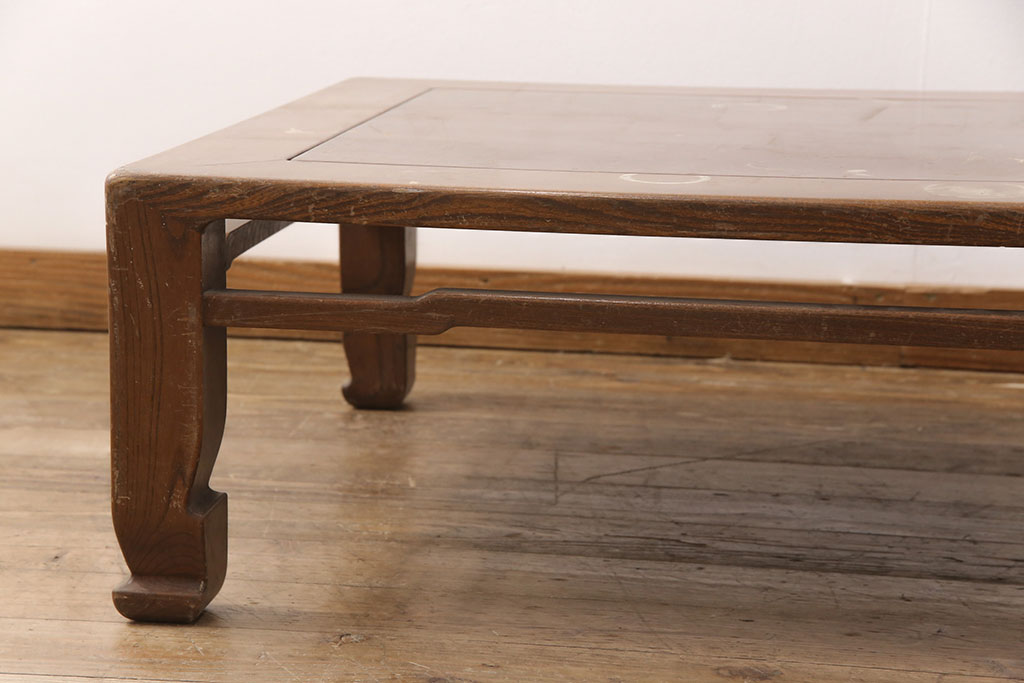 和製アンティーク　趣きある和の雰囲気が素敵な座卓(ローテーブル、センターテーブル)(R-051808)