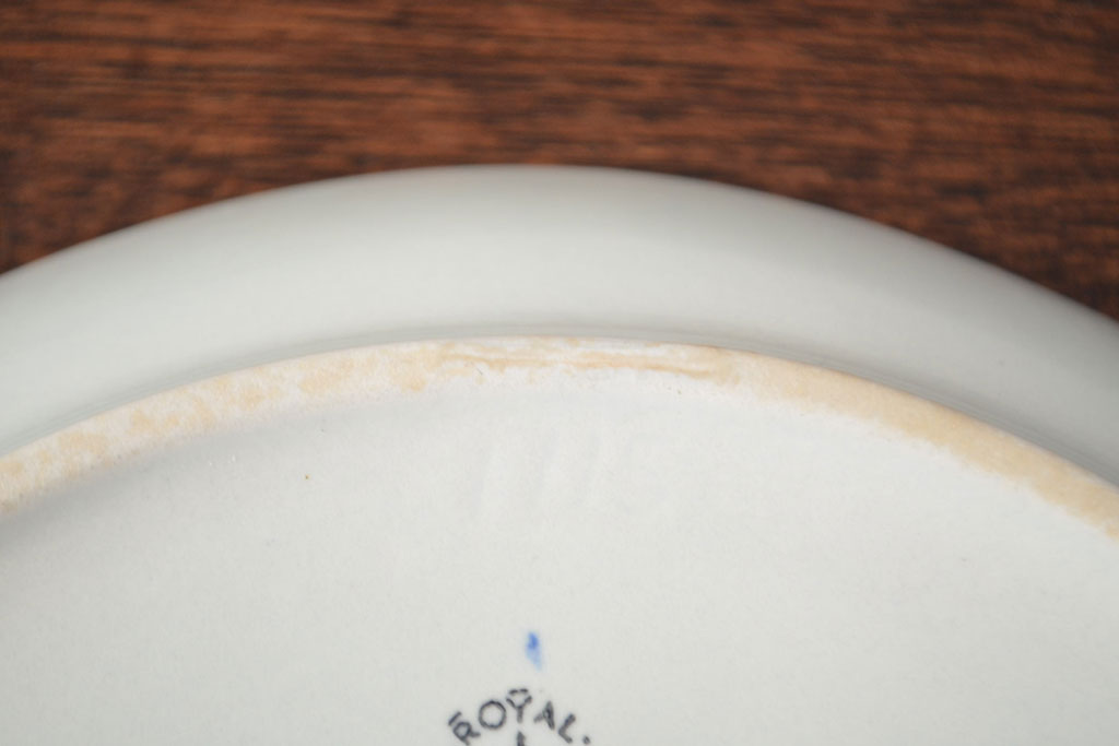 ROYAL COPENHAGEN  ロイヤルコペンハーゲン　ブルーフラワー　ファイアンス　プリンセス　お皿　4点セット(菓子皿、洋食器、4枚セット)(R-051876)