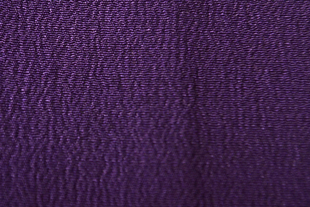 アンティーク　大正〜昭和初期　孔雀に花模様刺繍　着物(正絹、古布)(R-051895)