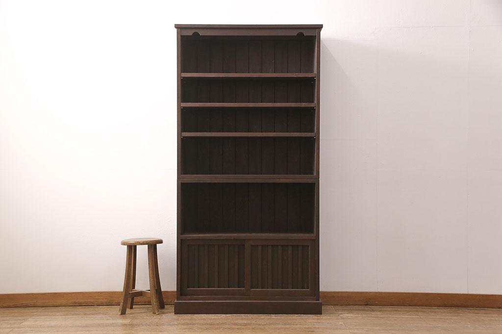 オーダー家具実例】本棚をご要望のデザイン、サイズで新規製作しました