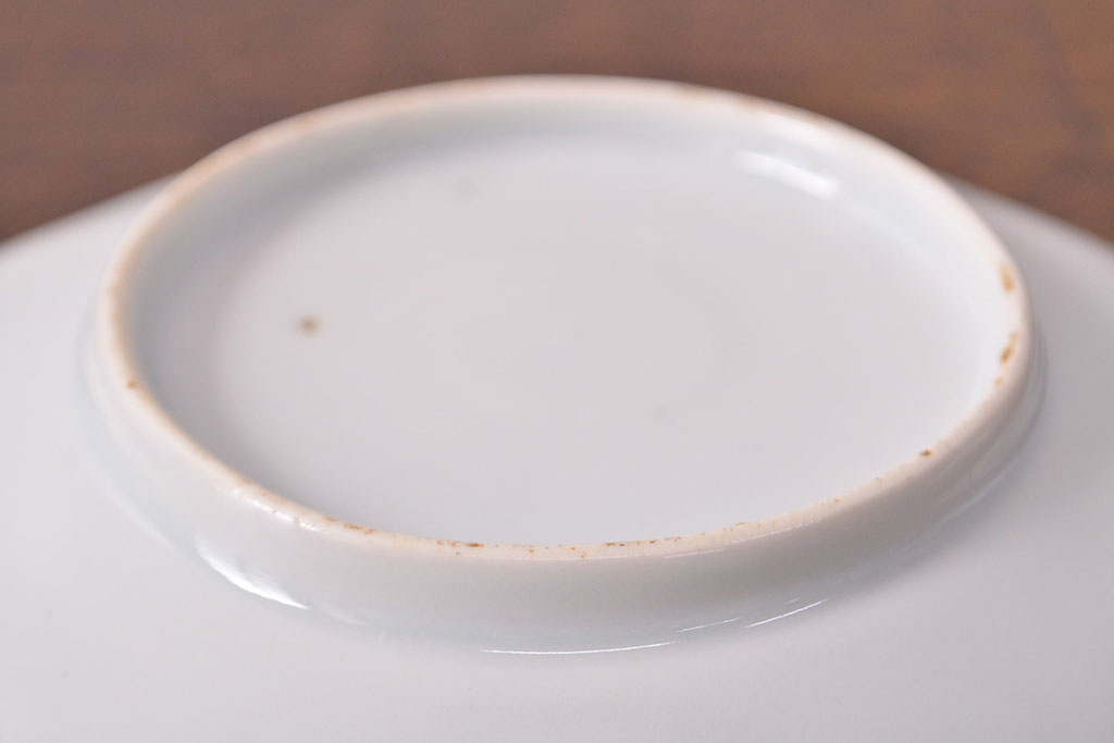 江戸期　古伊万里　染付変形皿2枚セット(和食器)(R-051975)