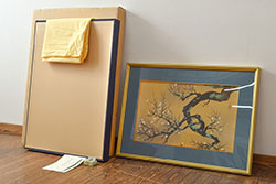 複製　横山大観 筆　「梅花」　122/480　(絵画、小学館、ディスプレイ、額装)(R-051987)