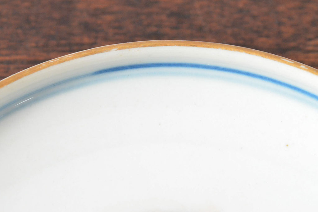 大清光緒年製　色絵染付蓋茶碗2客セット(伊万里、中国?)(R-052052)