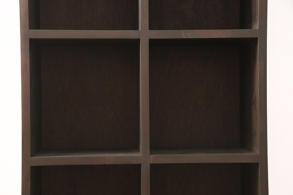 ラフジュ工房オリジナル　ヒノキ材　使い方はアイディア次第!シンプルなデザインで取り入れやすいマス目棚(ロッカー、収納棚、本棚、飾り棚)(R-052118)