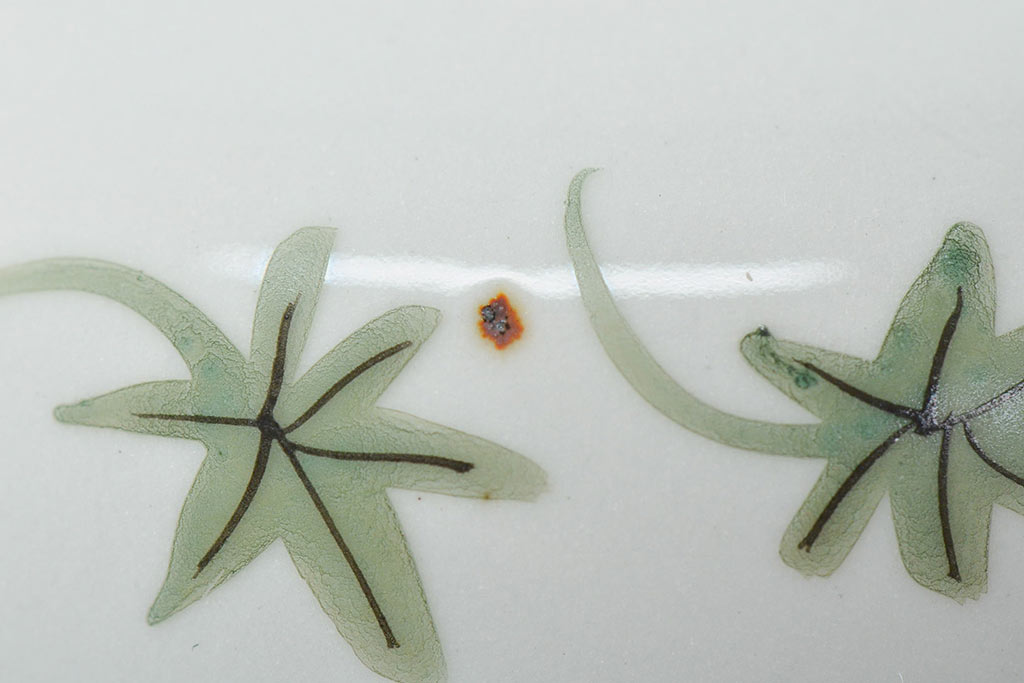 明治〜大正　九谷焼　花鳥図　色絵　小皿5枚セット(和食器)(R-052128)