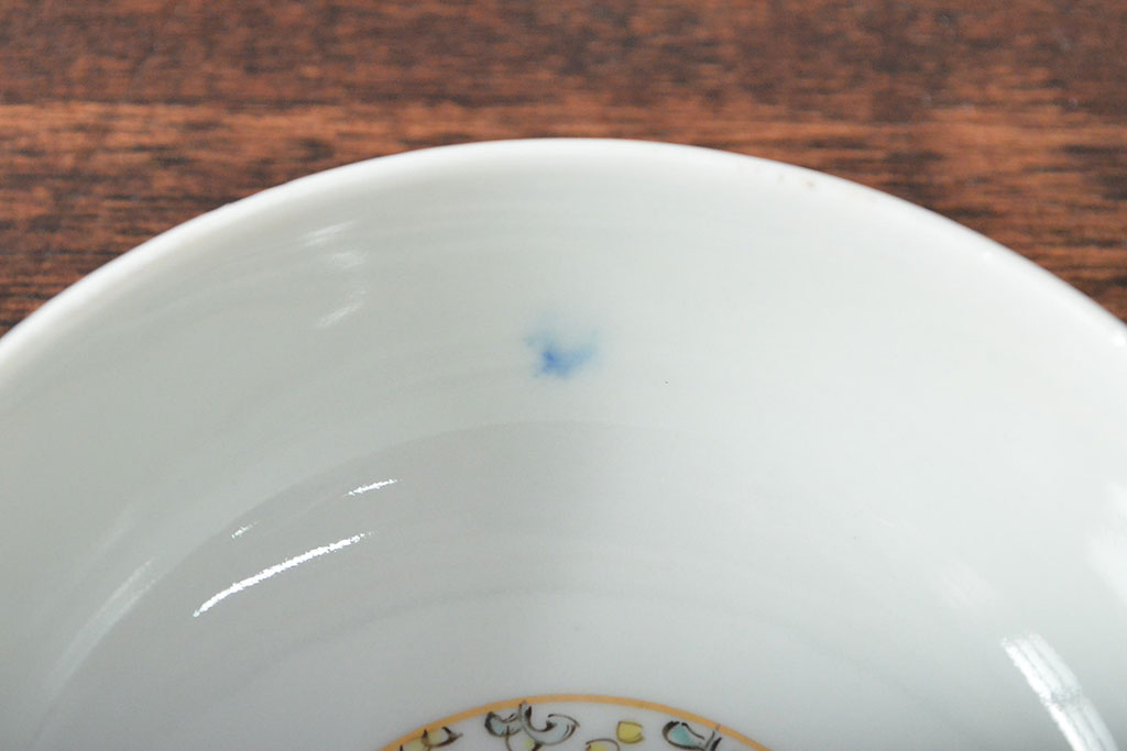 大清光緒年製　色絵染付　深鉢3客(伊万里、中国?)(R-052200)