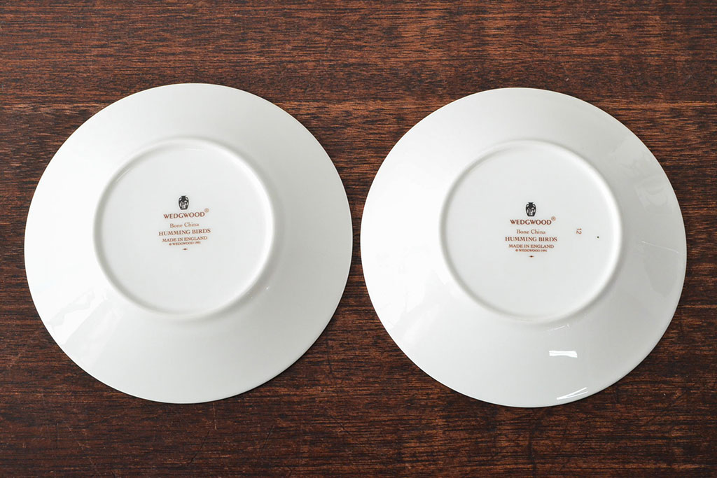 WEDGWOOD　ウェッジウッド　ハミングバード　カップ&ソーサー2客セット(洋食器)(R-052290)