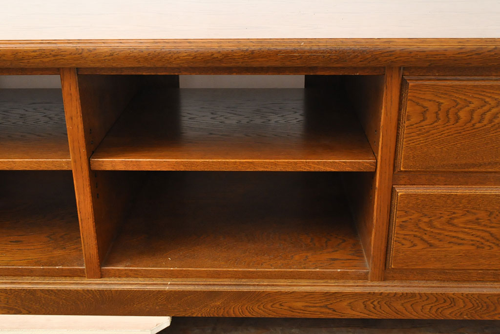 中古　美品　特注品　カントリーハウス　秋山木工　特別大きなサイズが魅力的なテレビ台(テレビボード、ローボード)(R-052377)