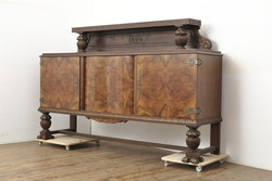 中古　美品　DREXEL HERITAGE(ドレクセルヘリテイジ)　FRANCESCA(フランチェスカ)シリーズ　拡張式の天板が付いたサイドボード(サーバー、カウンター、収納棚、キャビネット)(R-074955)