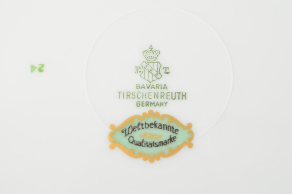 ドイツ　BAVARIA　TIRSCHENREUTH　チュリーンなど10点(スープ皿、オーバルプレート、キャセロール、洋食器)(R-052447)