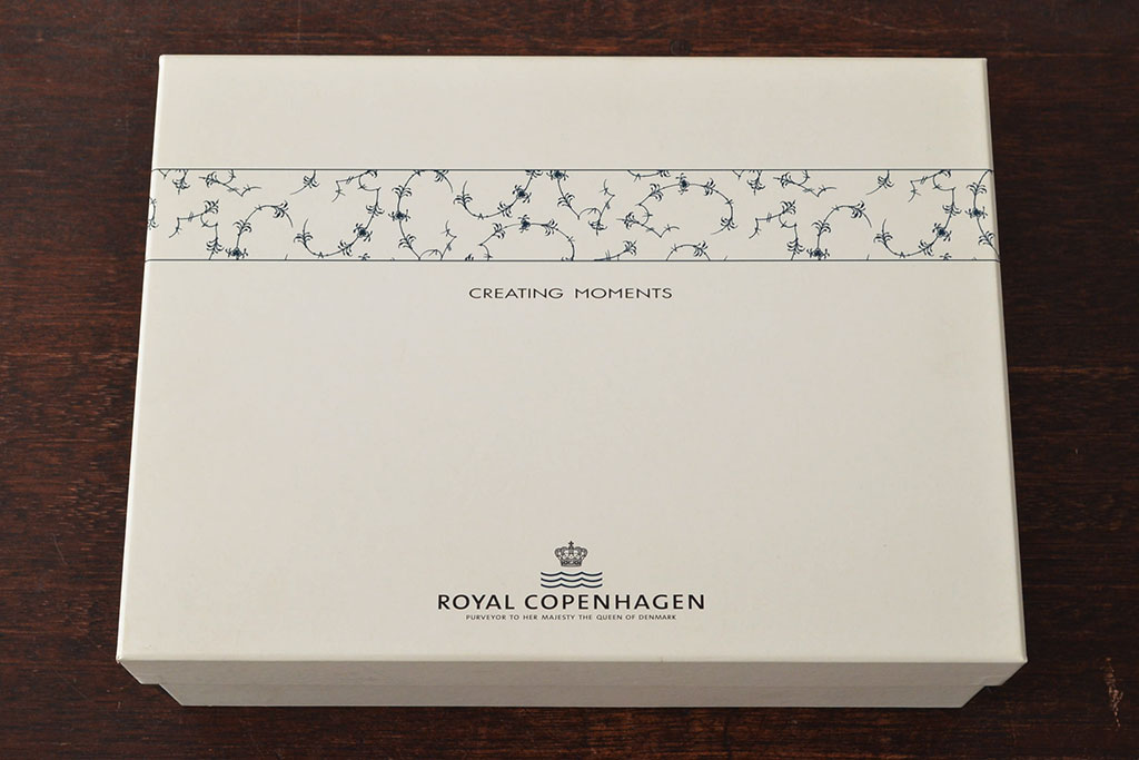 ROYAL COPENHAGEN　ロイヤルコペンハーゲン　FAJANCE　カップ&ソーサー2客(箱付き、洋食器)(R-052456)