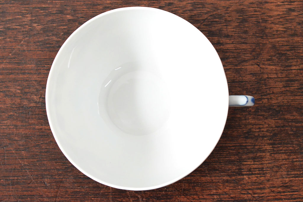 ROYAL COPENHAGEN　ロイヤルコペンハーゲン　ブルーフルーテッド　フルレース　カップ&ソーサー2客(洋食器)(定価88,000円)(R-052459)