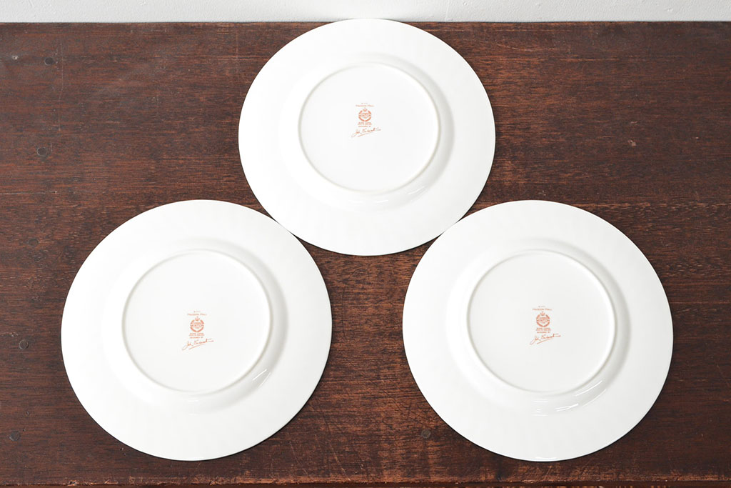 イギリス　MINTON(ミントン)　スープ皿など7点(ケーキプレート、スクエアプレート、洋食器)(R-052460)
