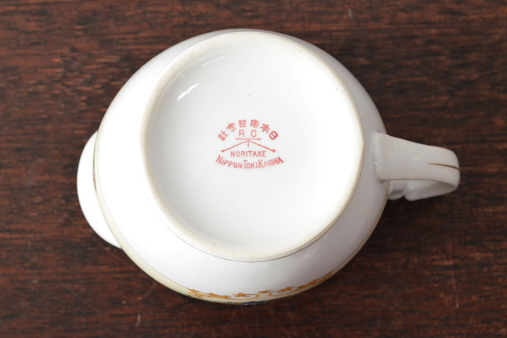 オールドノリタケ(日本陶器) Noritake ヤジロベー印 ポット・シュガー ...