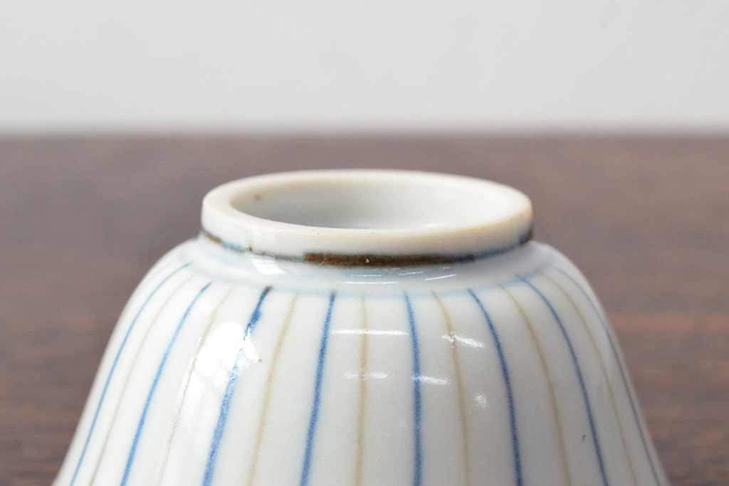 明治〜大正　麦藁手向付3客・染付向付3客(伊万里)(R-052484)