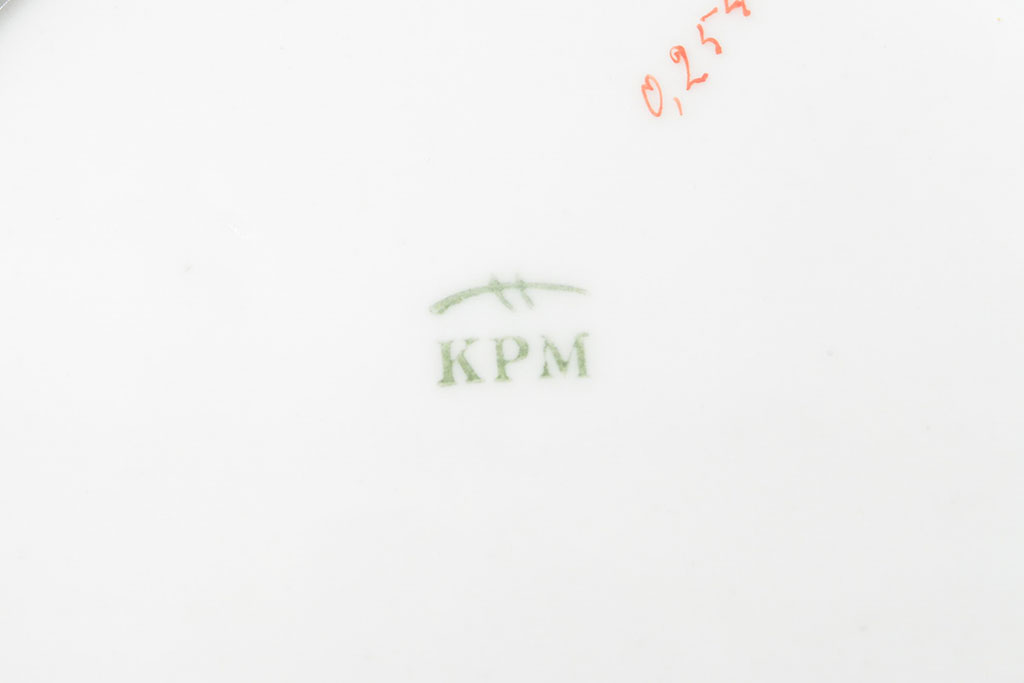 アンティーク KPM(ベルリン王立磁器製陶所) プレート5枚(深皿 アンティーク KPM(ベルリン王立磁器製陶所) プレート5枚(深皿