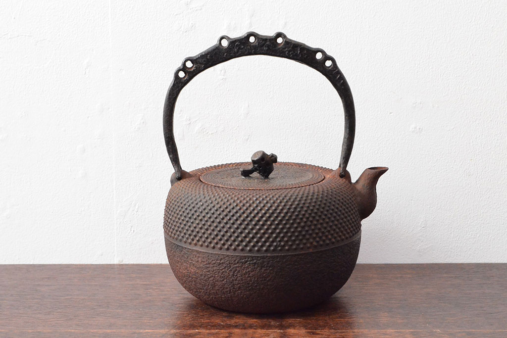 大正〜昭和初期　南部岩鋳鉄瓶(茶道具)(R-052580)
