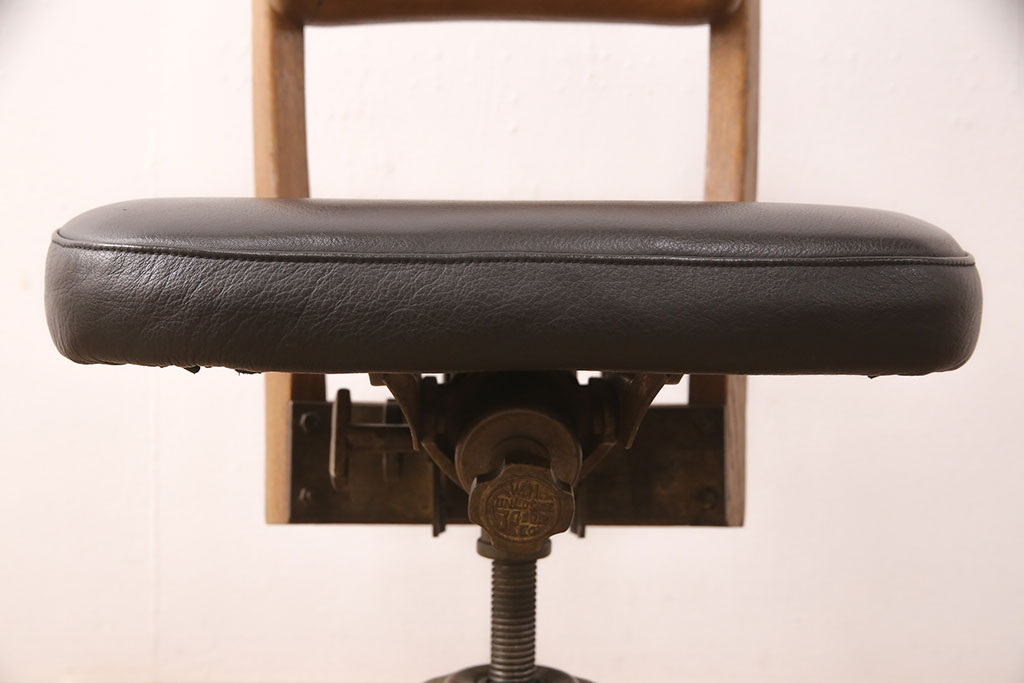 Vintage Gunlock Library Chair Solid Walnut 34in Tall 22in Wide 19in Deep  Copper Marking - Etsy