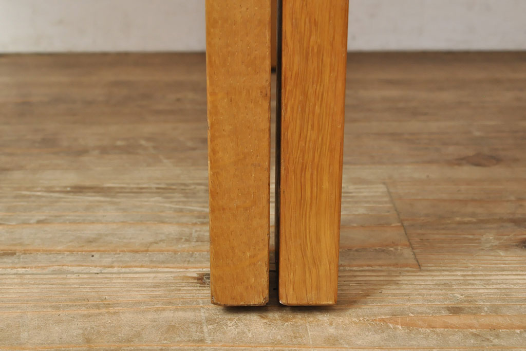 北欧ビンテージ　ナラ材　ナチュラルスタイルにおすすめのダイニングチェア4脚セット(イス、椅子、ヴィンテージ)(R-052641)