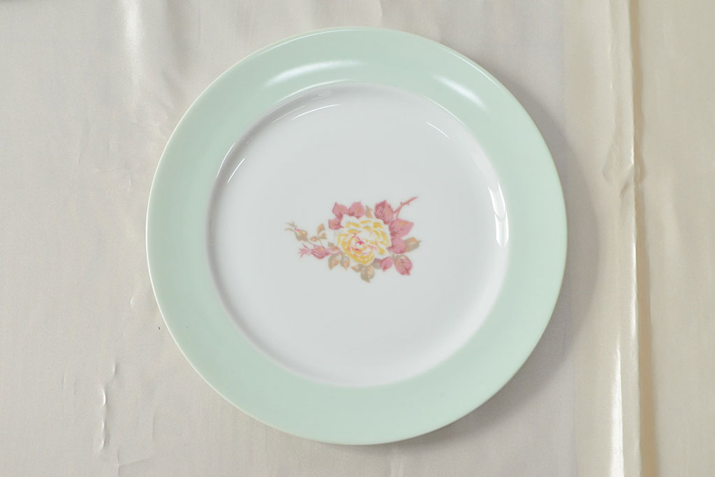 戦前　オールドノリタケ　Noritake　プレート5枚(お皿、ヤジロベー印、洋食器)(R-052700)