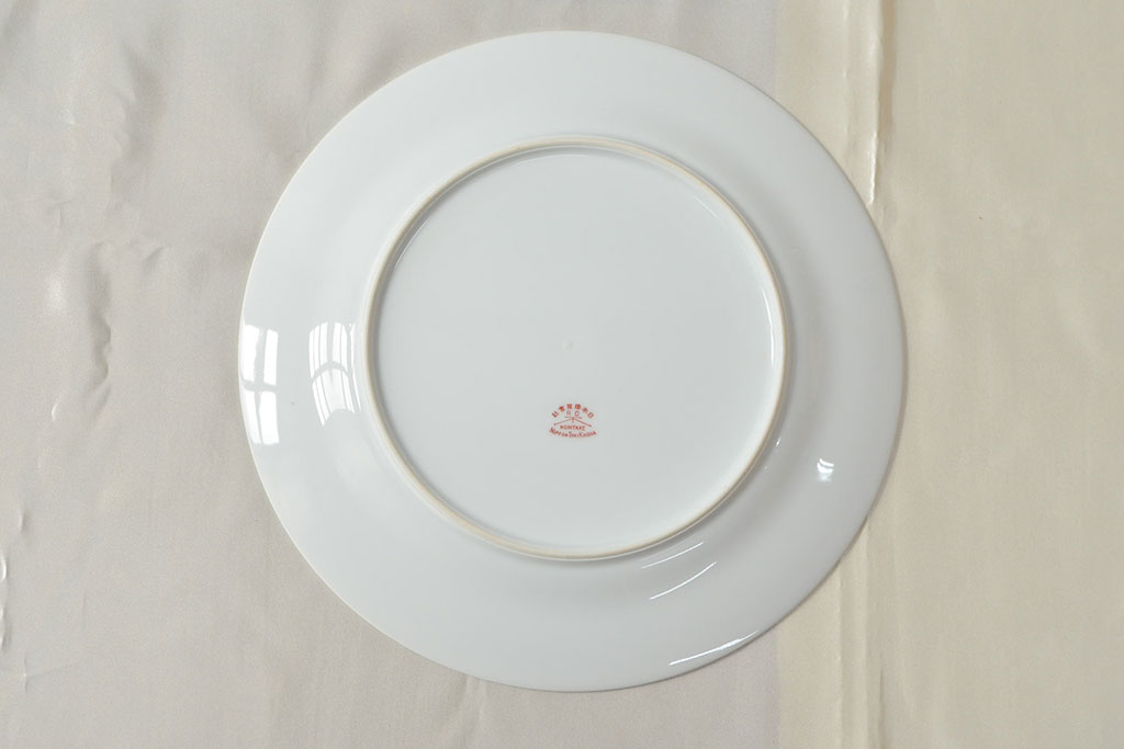 戦前　オールドノリタケ　Noritake　プレート5枚(お皿、ヤジロベー印、洋食器)(R-052700)