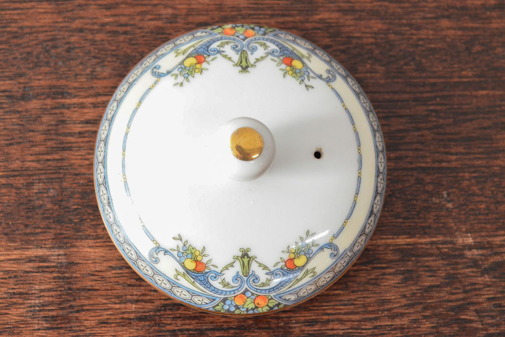 戦前 オールドノリタケ Noritake ティーポット・蓋物・皿など7点
