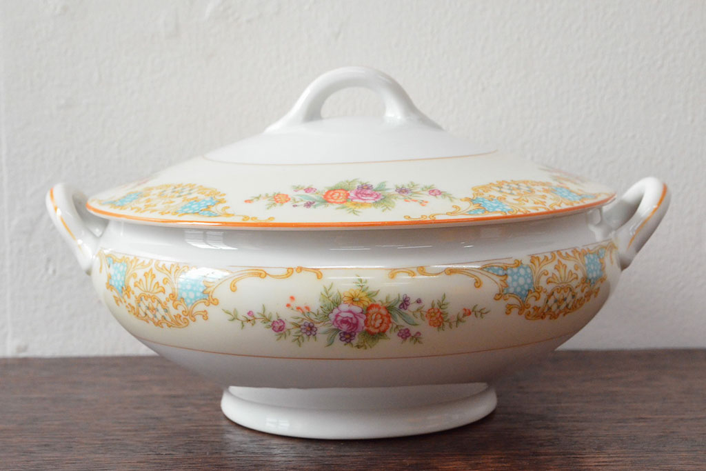 戦前 オールドノリタケ Noritake ティーポット・蓋物・皿など7点