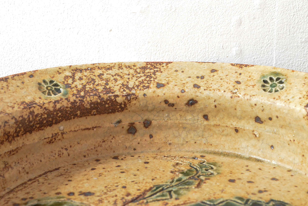 古織部　かぶら鉢(深鉢、深皿、陶器、和食器)(R-052784)