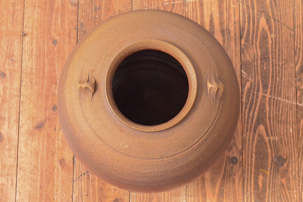 未使用品】 備前雷座線文花器 藤原雄先生作品 食器 - abacus-rh.com