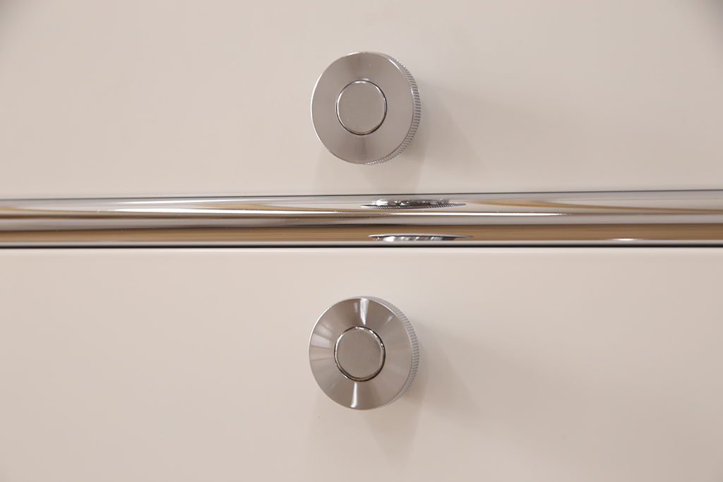 中古　USMハラー(USM Haller)　美しくシンプルなデザインが目を引く鉄製収納棚(定価約80万円)(戸棚、キャビネット)(R-052795)