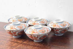 明治〜大正　輪島塗　金蒔絵の見事な木製椀10客(漆器、お椀)(R-053060)