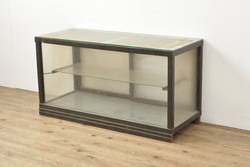レトロ家具　ナラ材　昭和レトロなサイドボード(収納棚、カウンター)(R-036333)