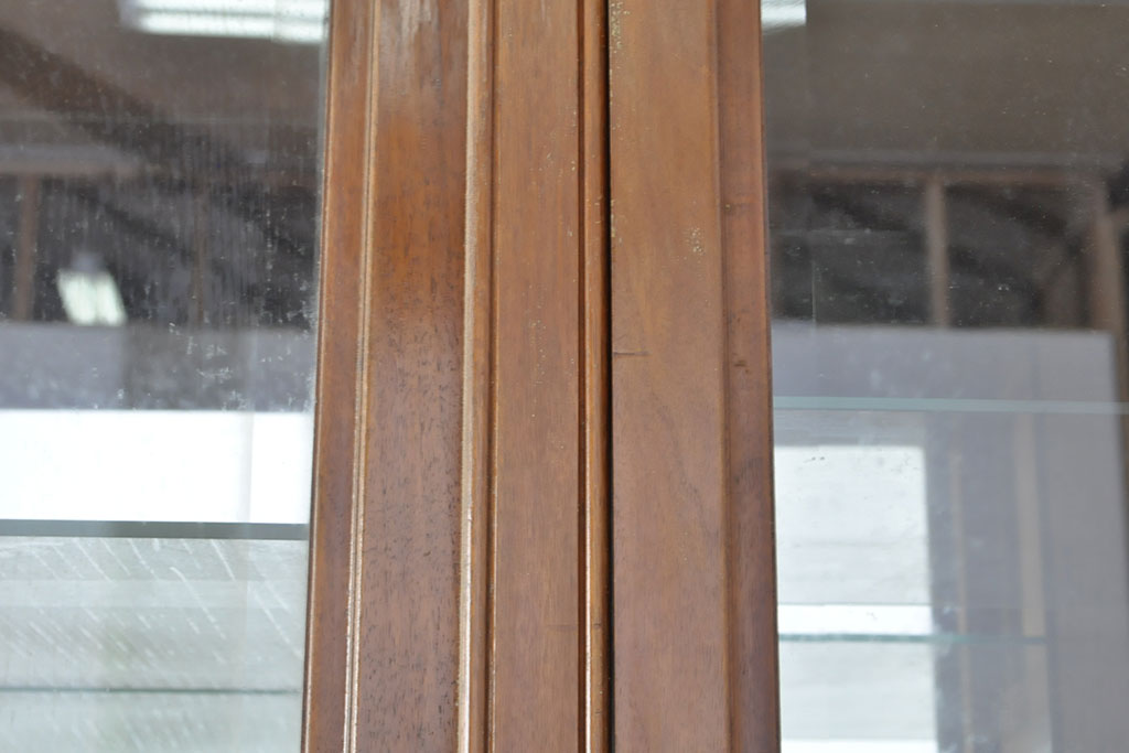 フランスアンティーク　マホガニー材　凛とした佇まいがお部屋の気品を高める上質なキャビネット(収納棚、戸棚、キャビネット)(R-053022)