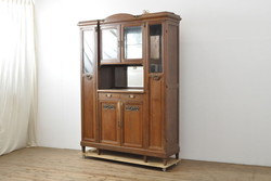 中古　屋久杉　漆塗り　品のある佇まいが美しい鏡台(ミラー、姿見)(R-059907)