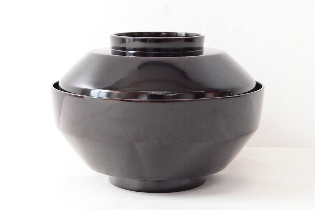 明治〜大正　輪島塗　金蒔絵の見事な木製椀10客(漆器、お椀)(R-053060)