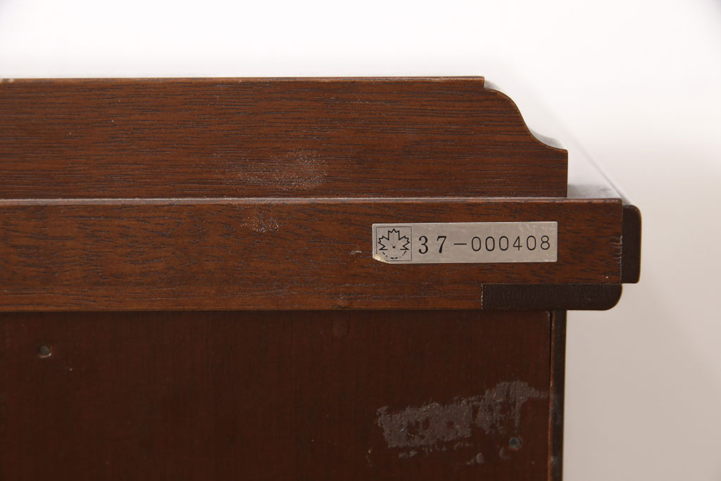 中古　美品　メープル不二屋　品の良さが高級感を高めるサイドボード(収納棚、戸棚、キャビネット)(定価約38万円)(R-053527)